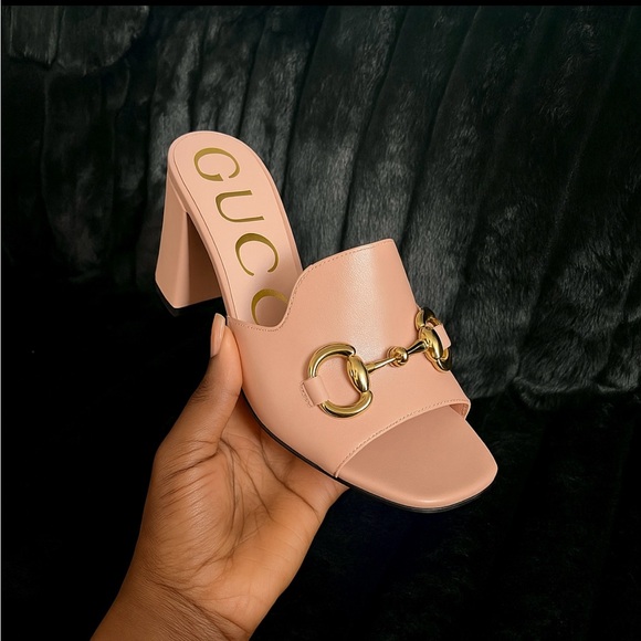 Gucci Leather Mules - Picture 1 of 5